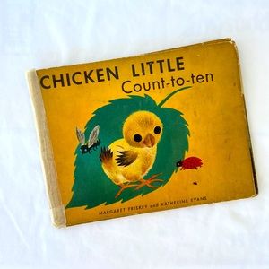 1946 VINTAGE CHILDREN’S BOOK - CHICKEN LITTLE COUNT TO TEN